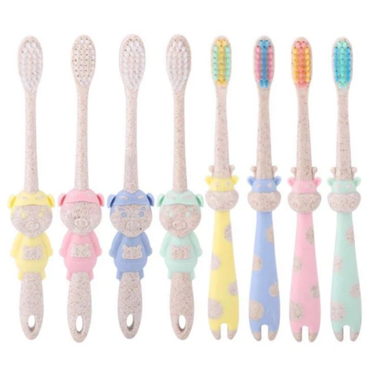 Wheat Straw Children Soft Toothbrush